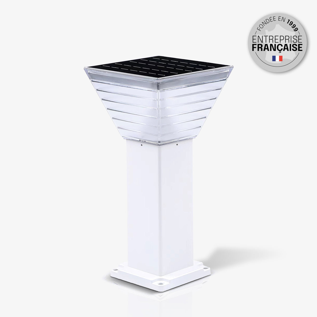 Borne Solaire Extérieur 30 CM – IP65, Batterie Remplaçable