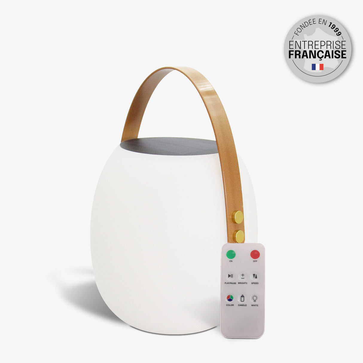 Lanterne Solaire - IP44, Rechargeable USB, Télécommande