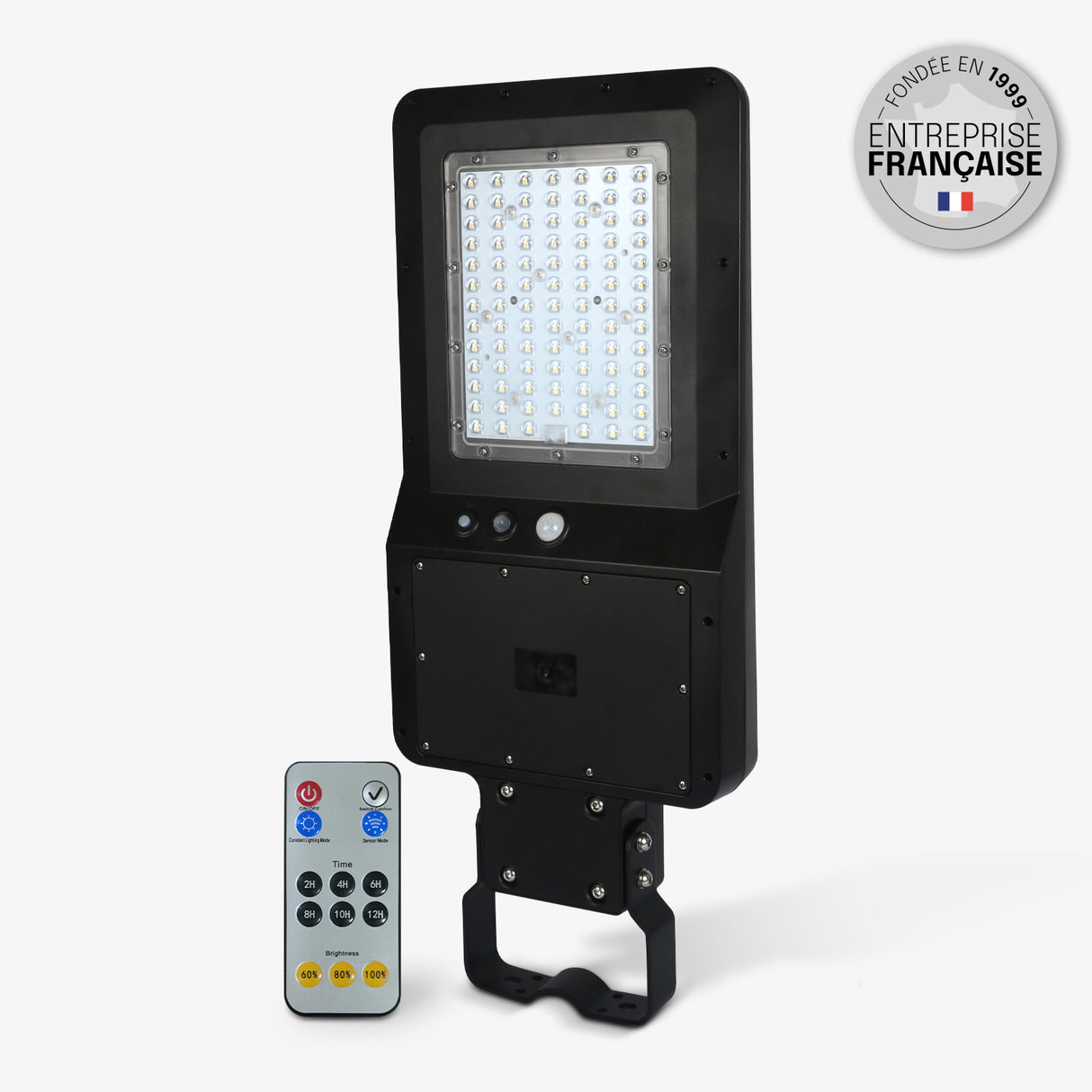 Projecteur Solaire Mural Haute Puissance - 6000LM, IP65, Détection de Mouvement