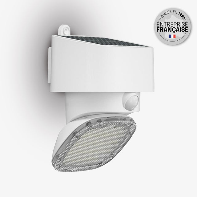 Applique Solaire Rotative - IP65, Détection de Mouvement, Haute Puissance