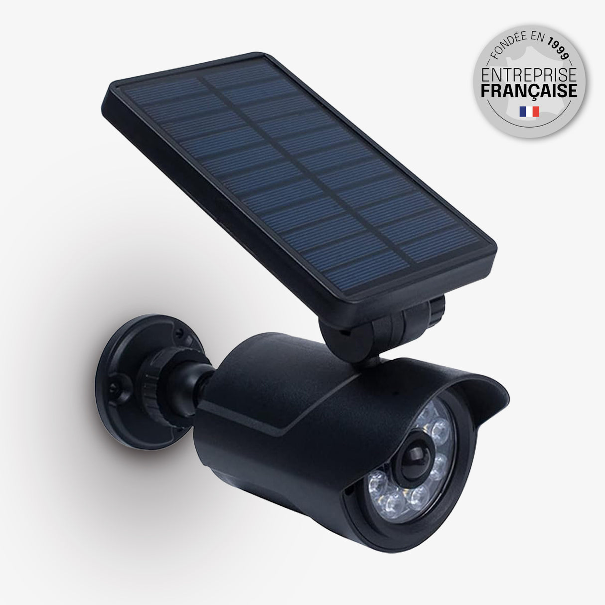 Caméra Extérieur Solaire Factice - IP65, Détection de Mouvement