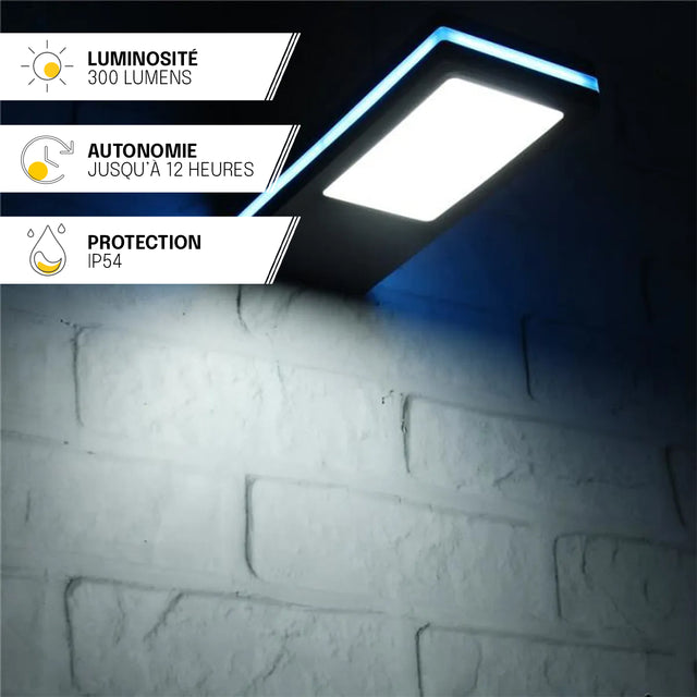 Applique Murale pour Extérieur Solaire - IP54, Détection de Mouvement