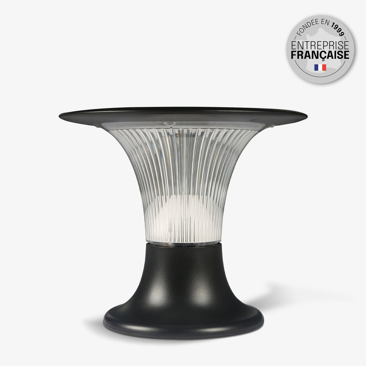 Borne Solaire Extérieur Haute Puissance – IP65, Détection de Mouvement, Batterie Remplaçable