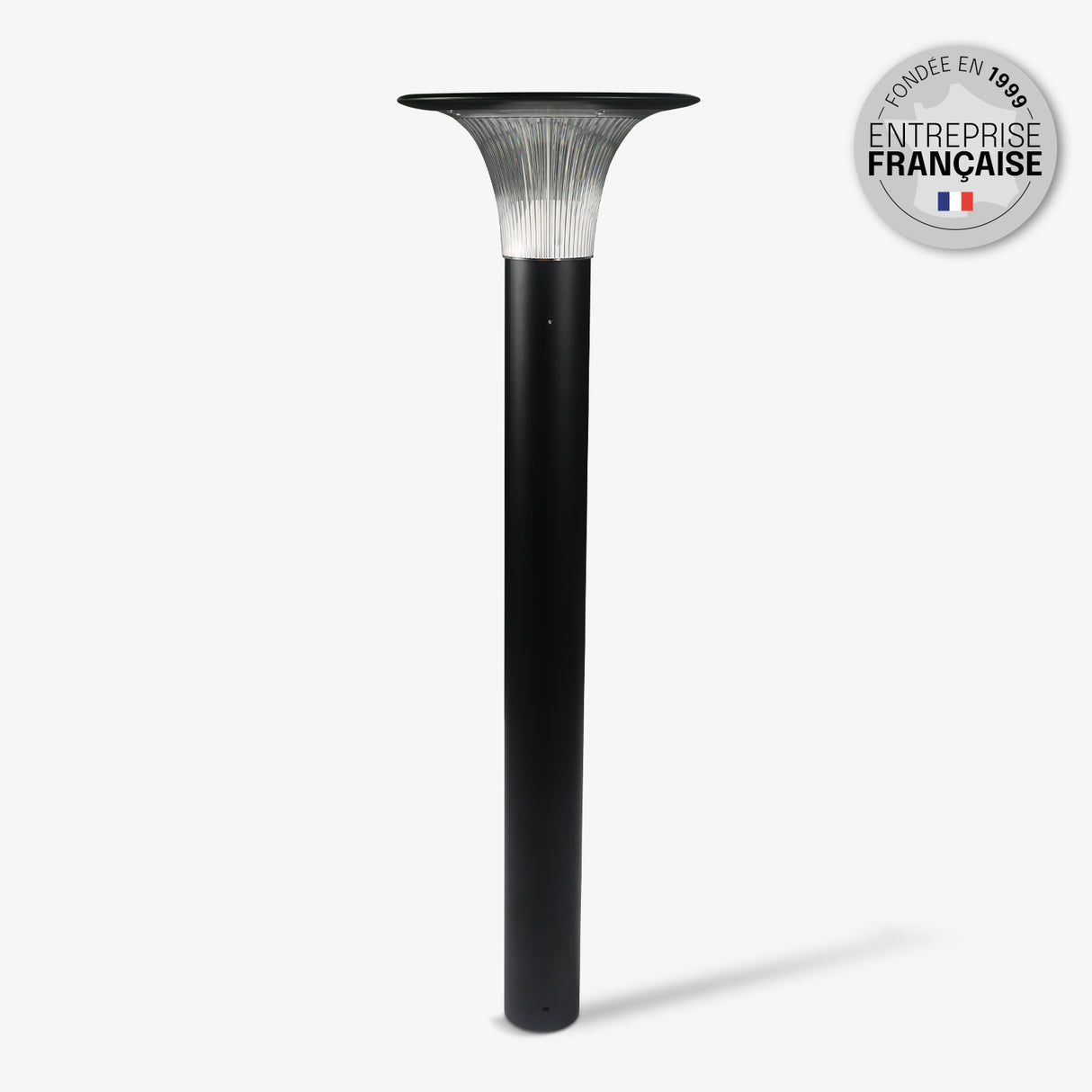 Borne Solaire Extérieur Haute Puissance – IP65, Détection de Mouvement, Batterie Remplaçable