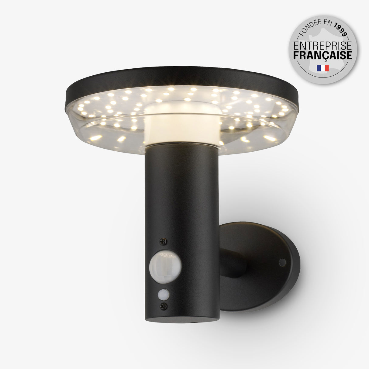 Applique Murale Exterieur Solaire – IP44, Détection de Mouvement