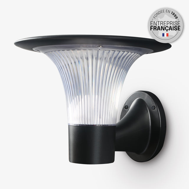 Applique Exterieur Solaire Haute Puissance – IP65, Détection de Mouvement, Batterie Remplaçable