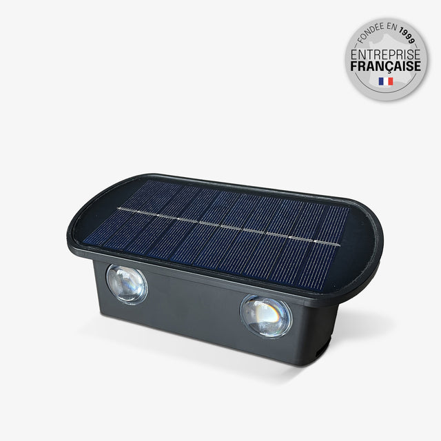 Applique Murale Solaire Extérieur Up and Down - IP65, Double ou Triple Faisceau Lumineux