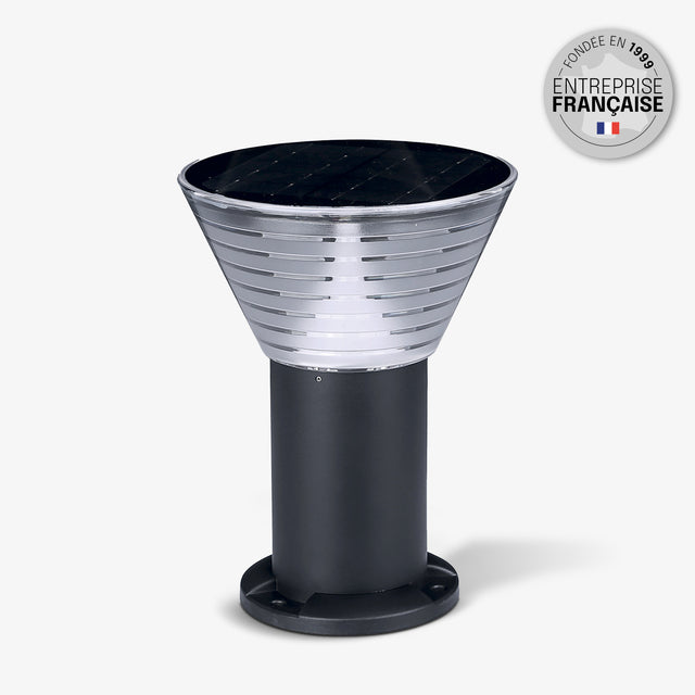 Borne Solaire Extérieur 30 CM – IP65, Batterie Remplaçable