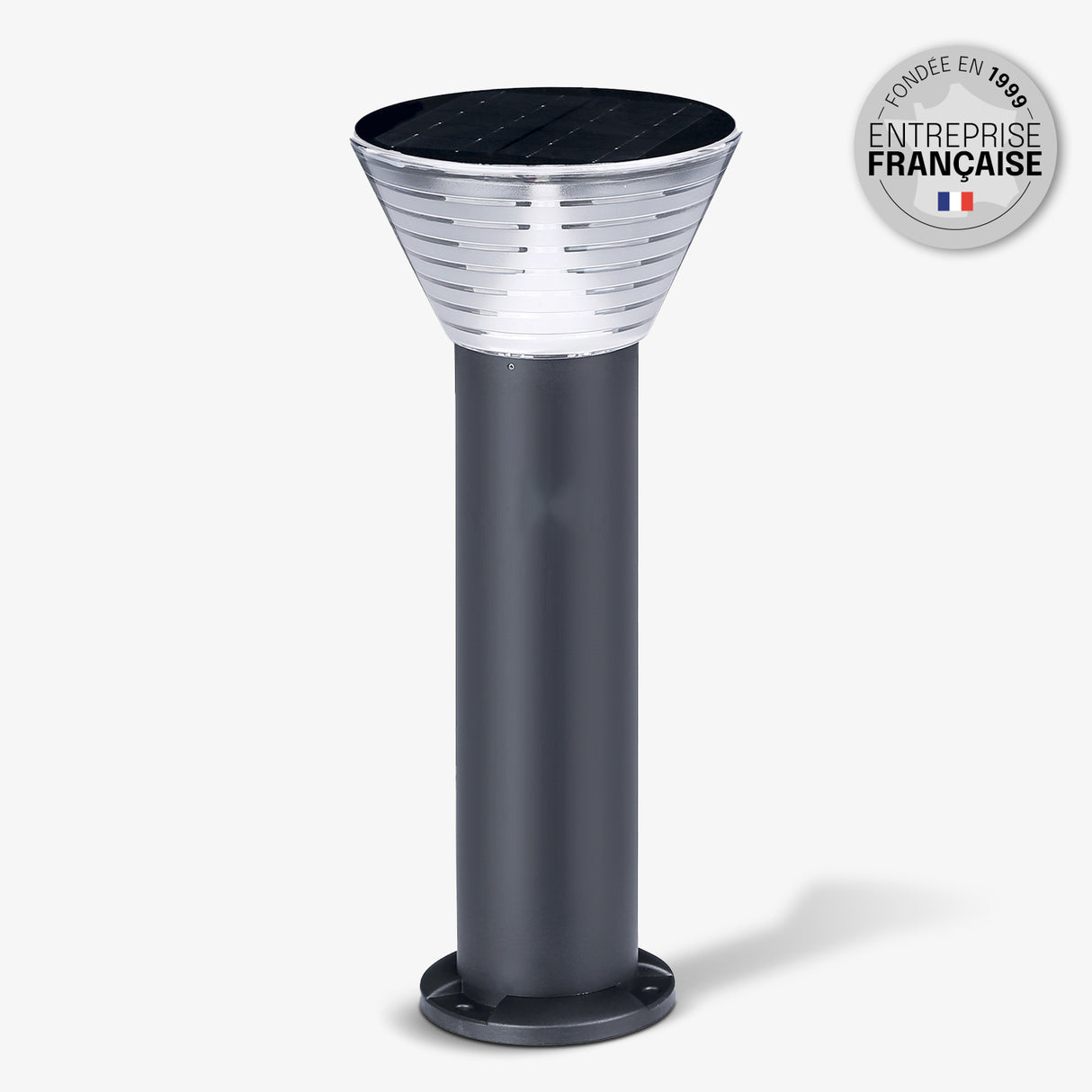 Borne Solaire Exterieur 80 CM – IP65, Batterie Remplaçable