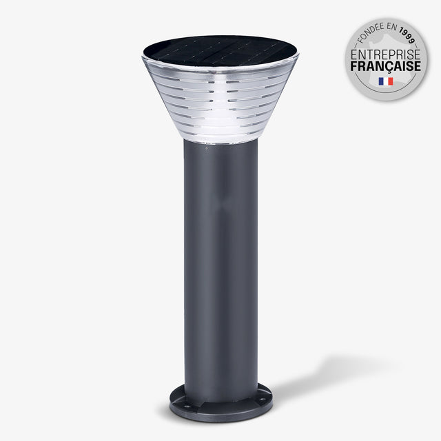 Borne Solaire Exterieur 80 CM – IP65, Batterie Remplaçable
