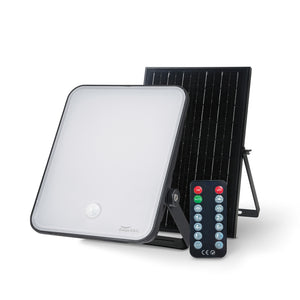 Projecteur Solaire Extérieur Nouvelle Génération - Détection de Mouvement, Télécommande, 3 Modes d'Éclairage