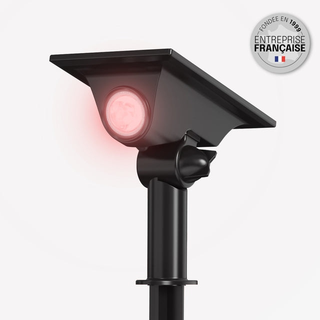 Spot Solaire Extérieur LED – IP44, Éclairage Ciblé, Installation au Sol ou Murale