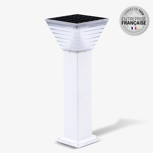 Borne Solaire Exterieur 80 CM – IP65, Batterie Remplaçable