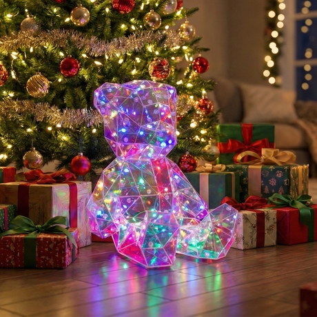 Ourson Lumineux Multicolore USB - 12 Modes