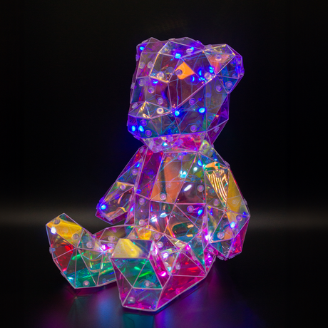 Ourson Lumineux Multicolore USB - 12 Modes