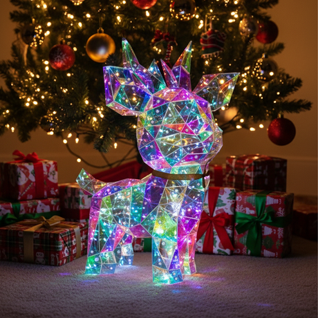 Renne Lumineux Multicolore USB - 12 Modes