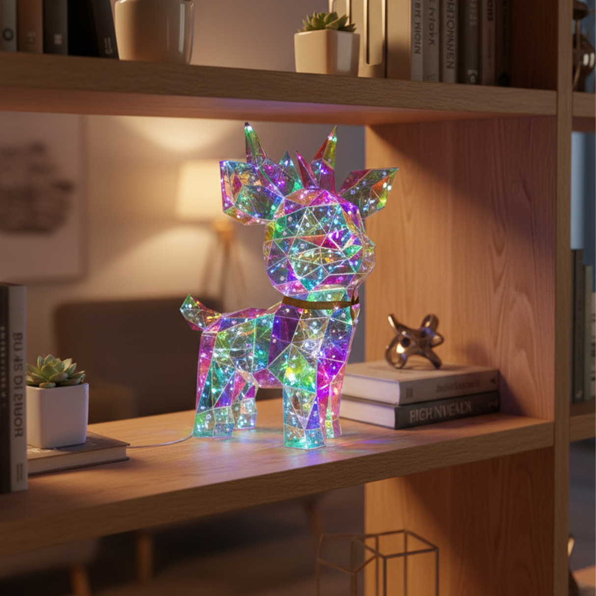 Renne Lumineux Multicolore USB - 12 Modes