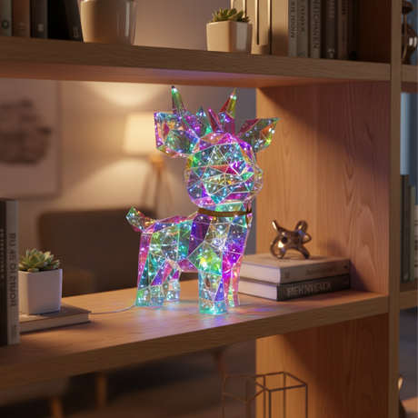 Renne Lumineux Multicolore USB - 12 Modes
