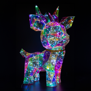 Renne Lumineux Multicolore USB - 12 Modes