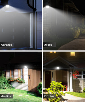 Projecteur Solaire avec Détecteur de Mouvement – IP65, Ultra Fin, Télécommande