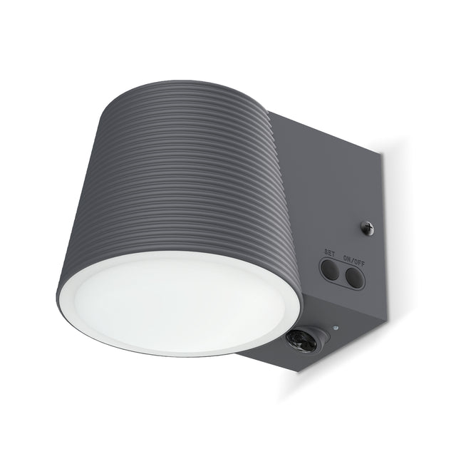 Applique Hybride Solaire/220V avec Détection – IP65, Batterie Remplaçable