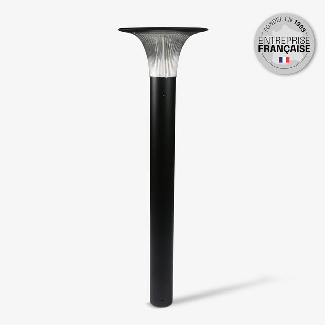 Borne Solaire Extérieur Haute Puissance – IP65, Détection de Mouvement, Batterie Remplaçable