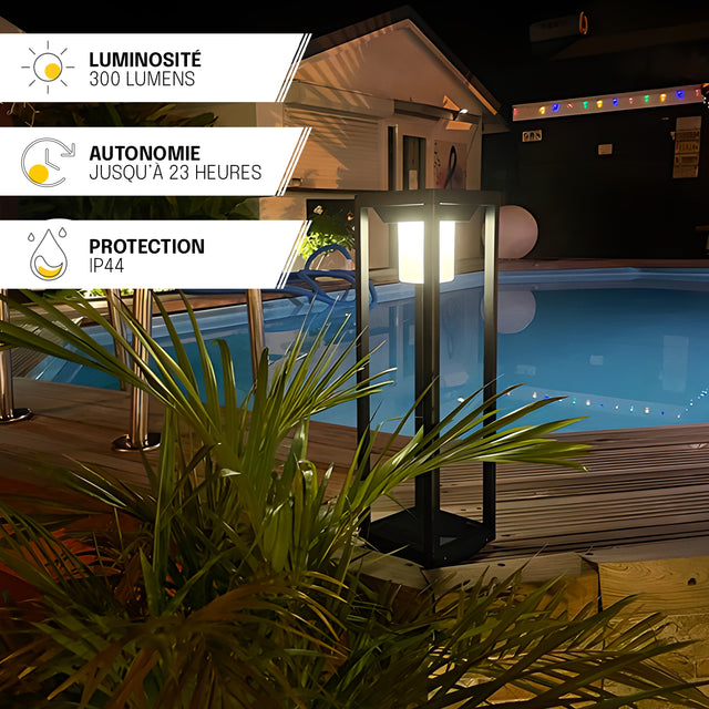 Borne Solaire Exterieur avec Detecteur - IP44